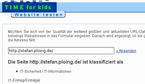 Time for Kids URL test